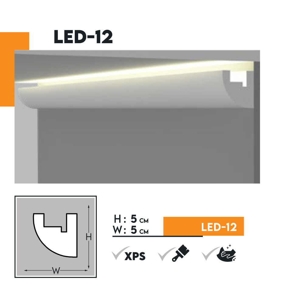 Dekopol LED Plaster Molding Models 2-39