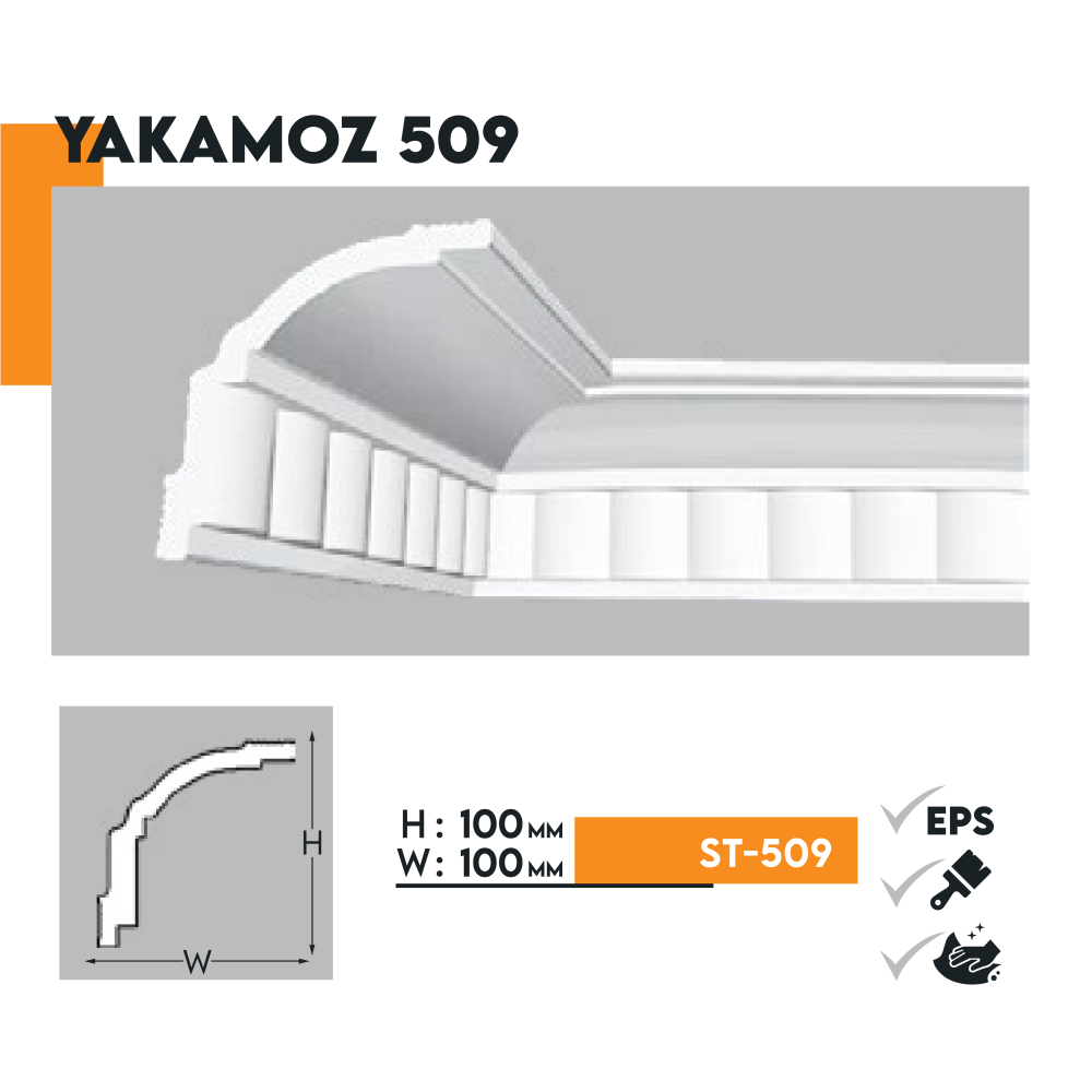Dekopol Patterned Plaster Molding Models 2.2-05