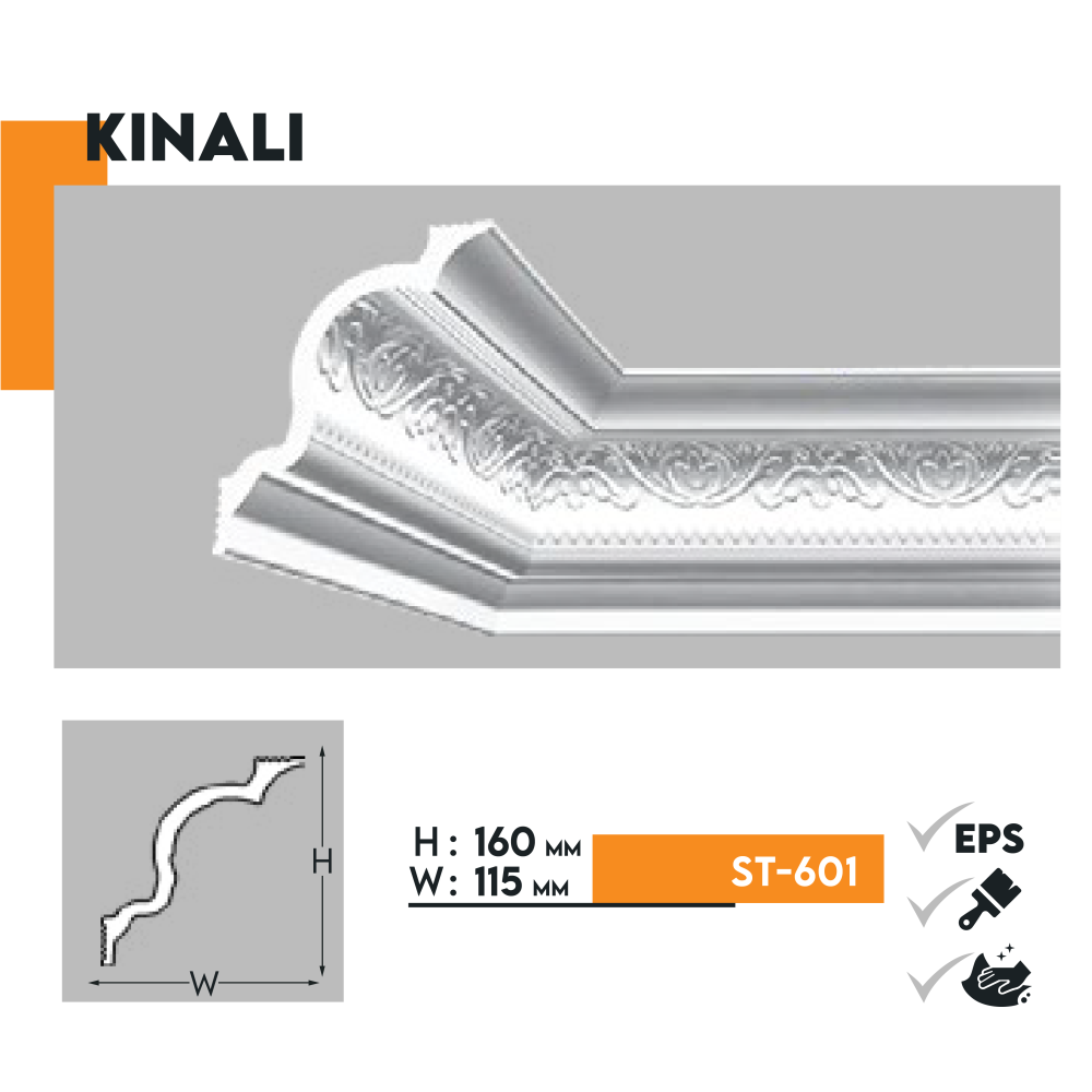 Dekopol Patterned Plaster Molding Models 2.2-08