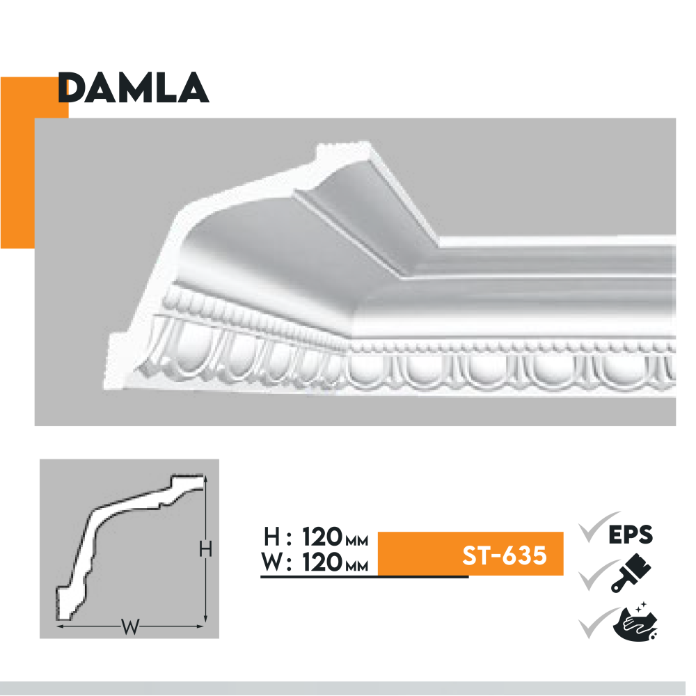 Dekopol Patterned Plaster Molding Models 2.2-10