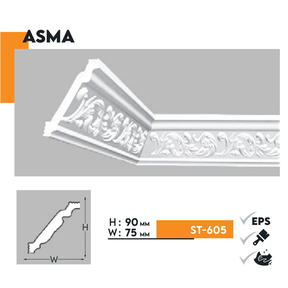 Dekopol Patterned Plaster Molding Models 2.2-11