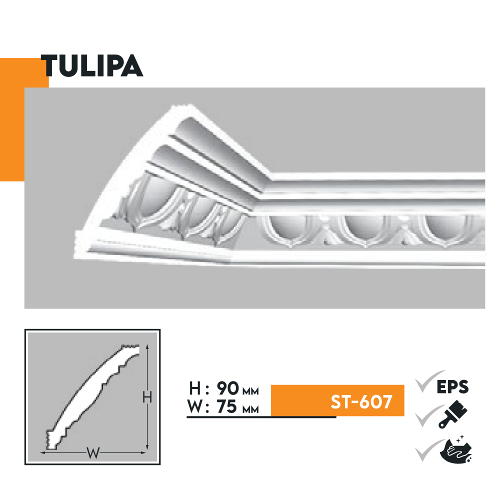 Dekopol Patterned Plaster Molding Models 2.2-13