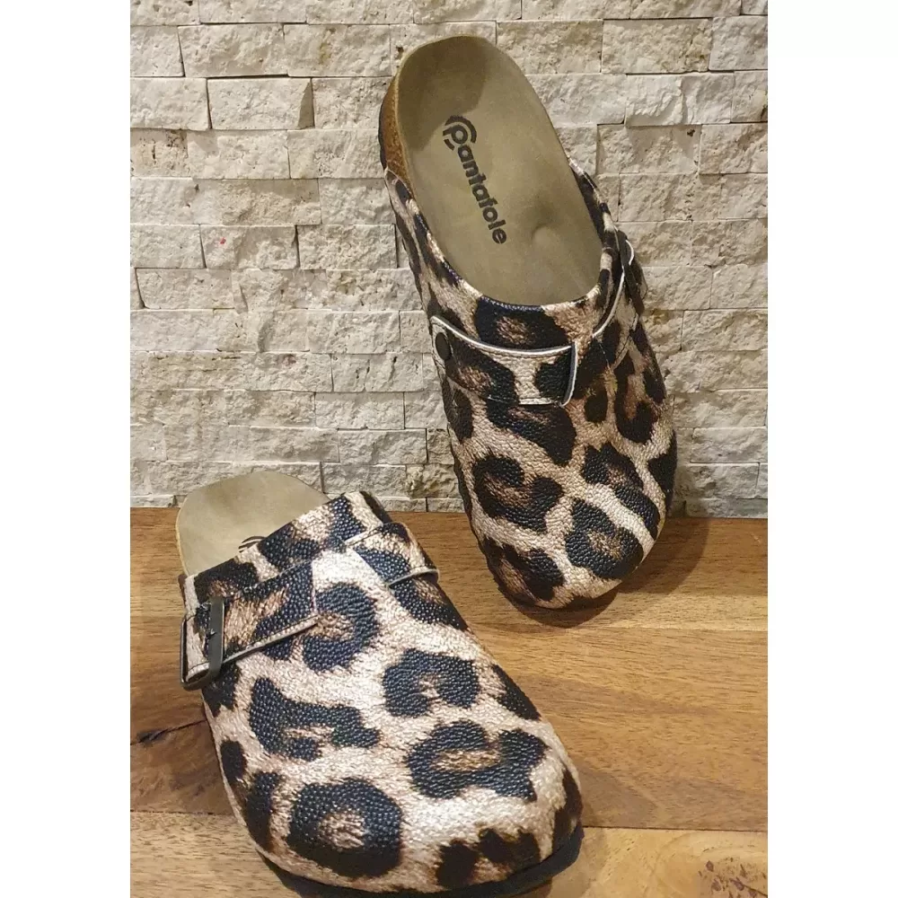 Pantofole Sabo Leopard