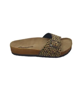 Pantofole Leopard Single Buckle Sandals