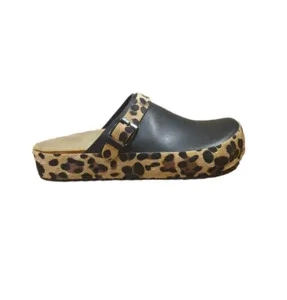 Pantofole Leopard Clog Slippers
