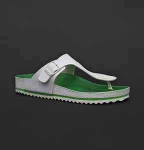 Pantofole White Green Men's Flip-Flops
